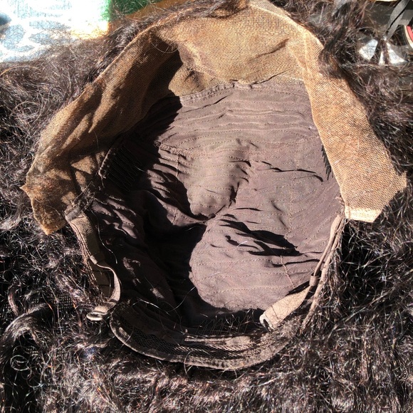 28” Choc Brown Curly Human Hair Wig Lace Front - Picture 14 of 14